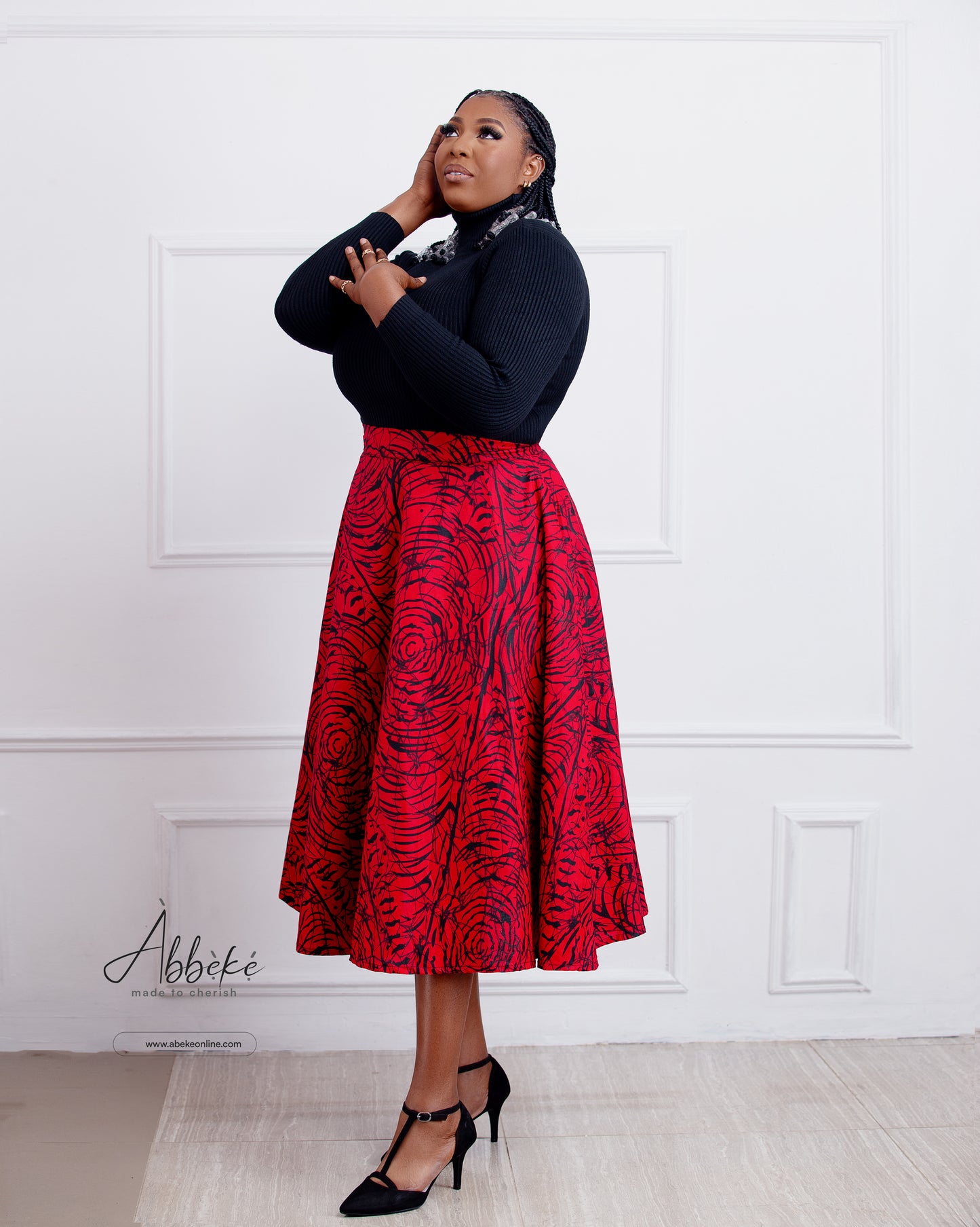 Amaka Red Skirt