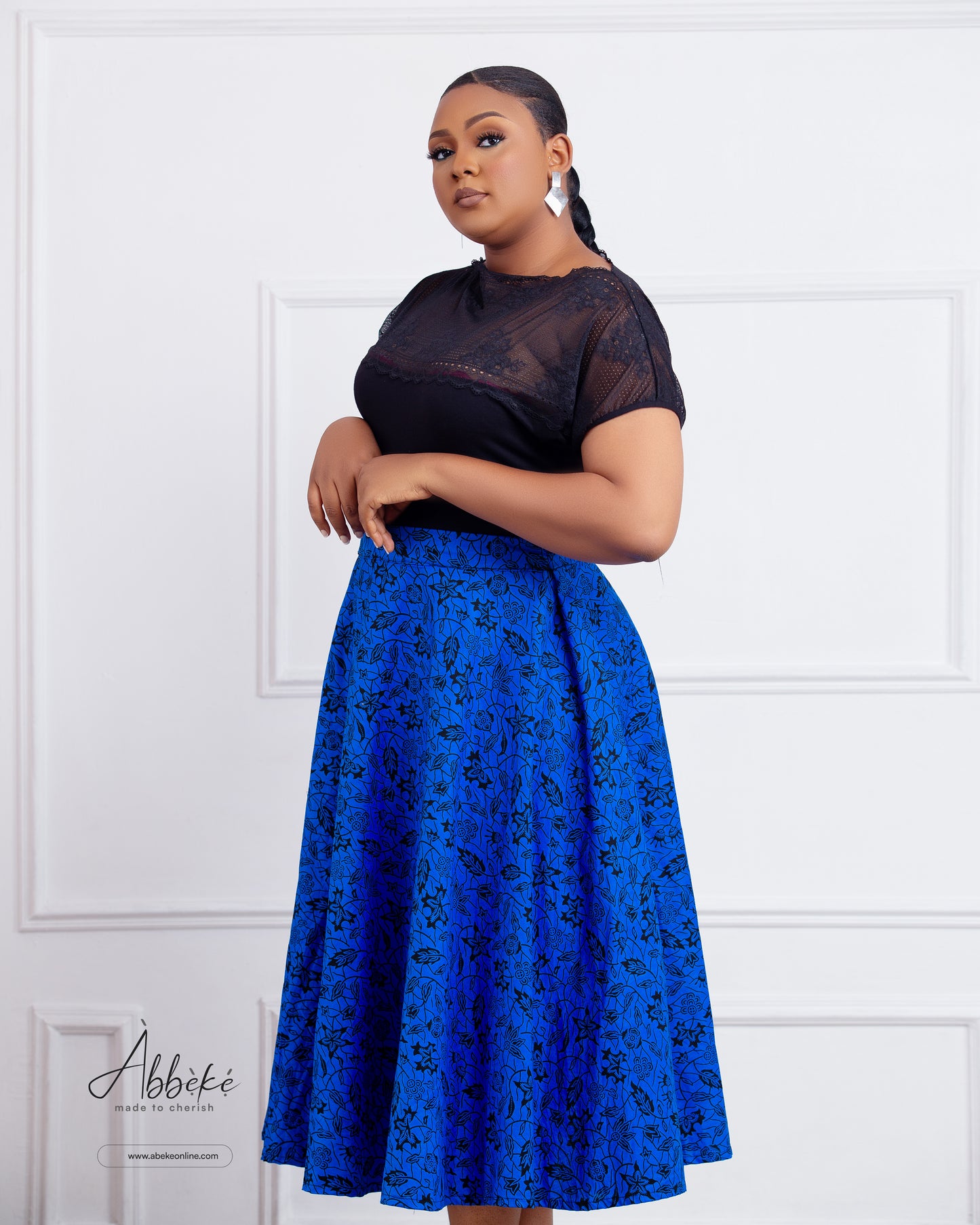 Amaka Skirt - Blue