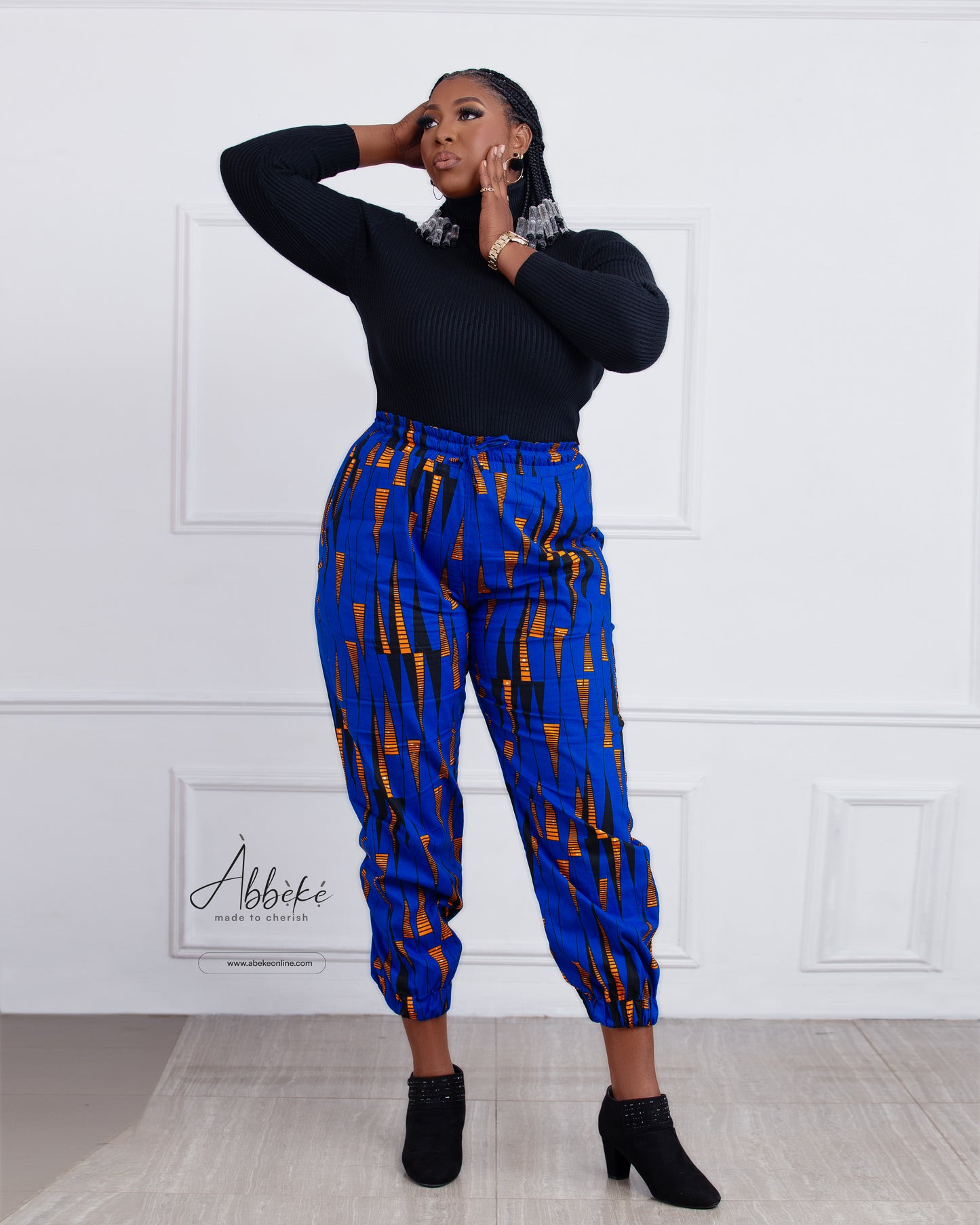 Zola Joggers - Blue and Orange