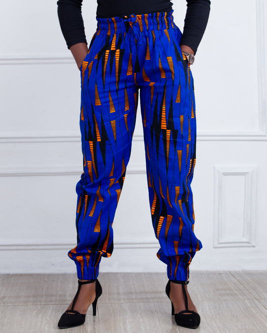 Zola Joggers - Blue and Orange